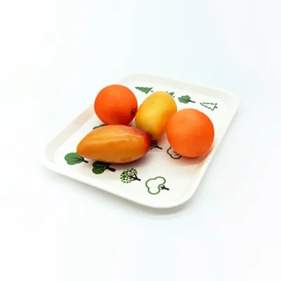 무광멜라민 사각쟁반(수목) 3P