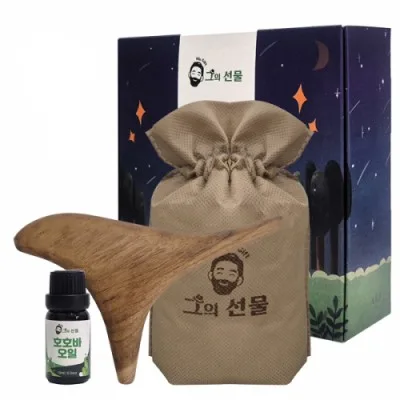 그의선물 힐링 마사지 KIT 원목괄사 선물세트