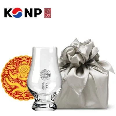 한국전통 K컬쳐 곤룡포 위스키잔 노징글라스 양주 니트잔 170ml 1P 기프팅 (보자기 포장)