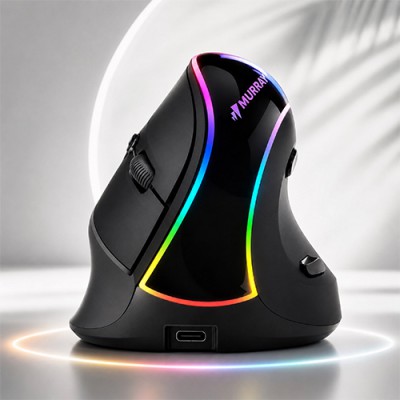 파인큐브 손목편한 무선마우스 블루투스 버티컬 마우스 BM-550