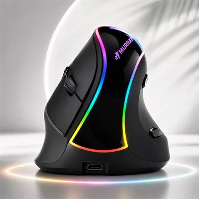 파인큐브 손목편한 무선마우스 블루투스 버티컬 마우스 BM-550