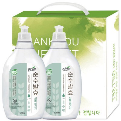 참그린 순수발효 식물용기 500g 2p 선물세트