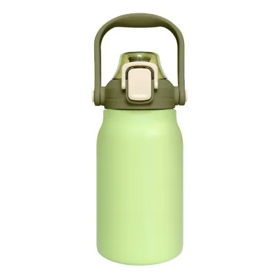 쿠팸 C8 대용량 탑 핸들 와이드 보온보냉 빨대 텀블러 1000ML