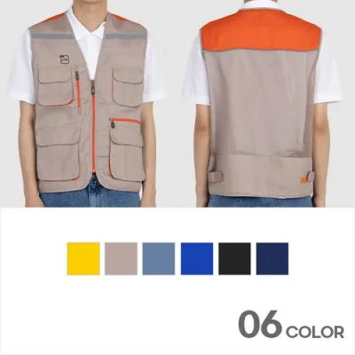 고급 스탠다드 야간반사 조끼 남성 여성 안전 유니폼 S-4XL