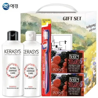 애경실속세트2호(샴푸.린스.비누2p.칫솔)