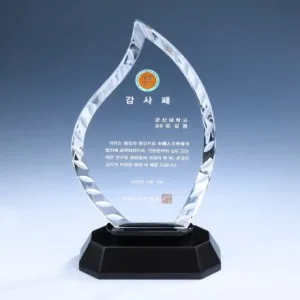 우드 조각 크리스탈 상패 8) 211-2