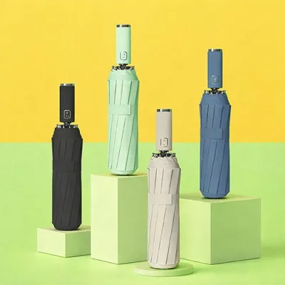 제이에스 베이직 암막 3단 자동 양우산