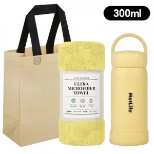 모닝 텀블러 + 타올 선물세트 300ml