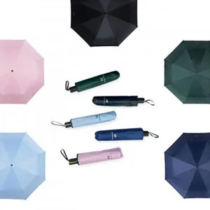 고급 UV차단 3단수동 암막 양우산