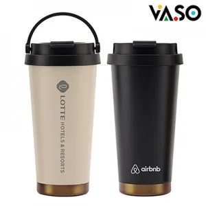 [바쏘] 핸디 골드 진공 텀블러 500ml