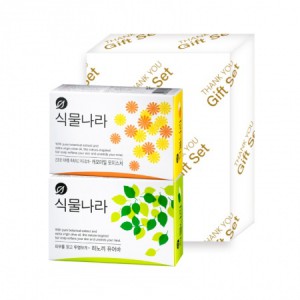 식물나라 히노끼+캐모마일 비누 선물세트