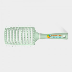 (Blossom) 두피 마사지 볼륨 헤어 브러쉬 (갈비빗)1P