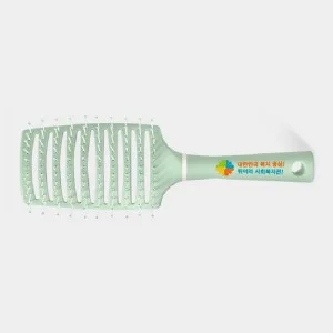 (Blossom) 두피 마사지 볼륨 헤어 브러쉬 (갈비빗)1P
