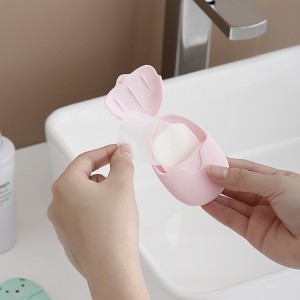 Blossom 곰돌이 케이스 여행/휴대용 종이 비누 1P