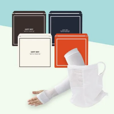 에어 브릭 손 쿨토시 + 메쉬 귀걸이 쿨 마스크 SET