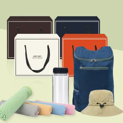 접이식 스포츠 등산 백팩 PMB-01 + 일체형 접이식 등산모자 + 뱀부얀 쿨타올 + 보틀 350ml SET