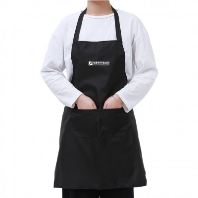 (Blossom) 목걸이형 단색 앞치마 식당/카페/가정용 1P