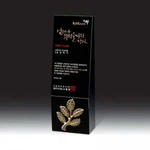 블랙 크리스탈 감사패/공로패 HB-7315
