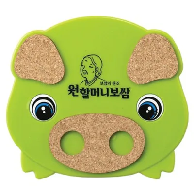 돼지 콜크냄비받침