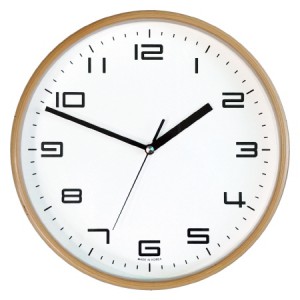 255 원목우드무소음벽시계小