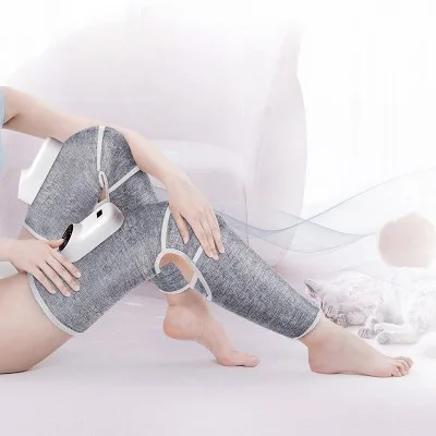 무선 에어 공기압 온열 허벅지 무릎 종아리 다리 겸용 마사지기 안마기 BOS-TH130