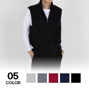 겨울 베이직 후리스 조끼 남녀공용 방한 단체 유니폼 S-3XL