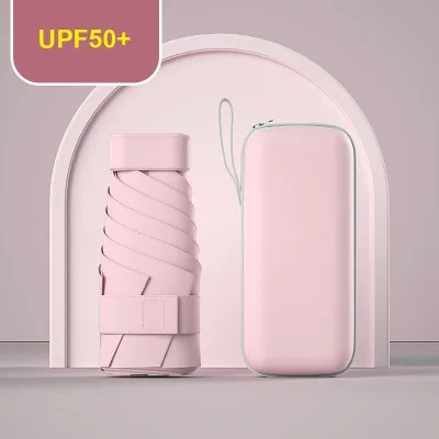 (Blossom) 한 손에 쏙 들어오는 플랫 미니 양우산 1P