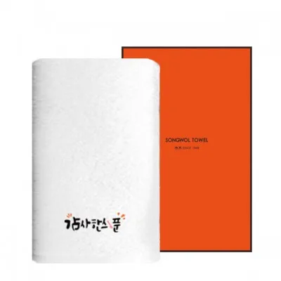 송월타올 감사 한스푼 1매입 세트