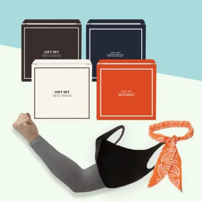 투밴드 쿨토시 + 아이스 쿨 스카프 + 쿨 패션 마스크 SET