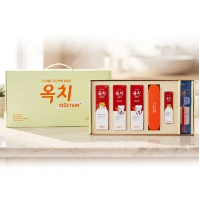 오스템 옥치 시린이치약 칫솔 여행용 칫솔치약 7종 선물세트