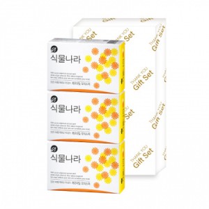 식물나라 캐모마일 비누 3p 선물세트