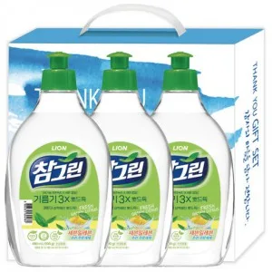 참그린 녹차용기3p 선물세트
