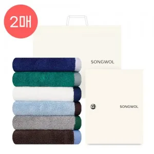 송월 뱀부 포레스트40 (220g) 2P 타올세트