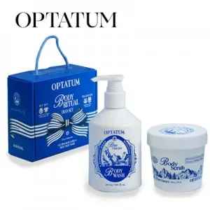 옵타움 OPTATUM 바디용품 각질케어 쿨링 멜팅 바디 스크럽 & 리셋 바디워시 2종 세트