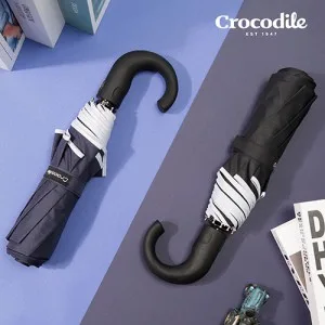 크로커다일 3단 자동 60바이어스 곡자 우산