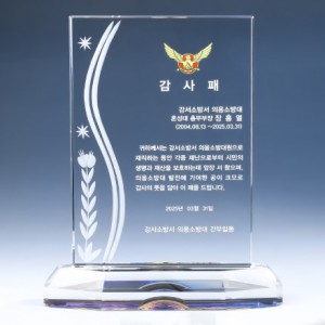 조각 크리스탈 상패 8) 219-4