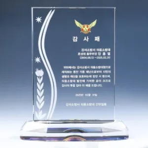 조각 크리스탈 상패 8) 219-4