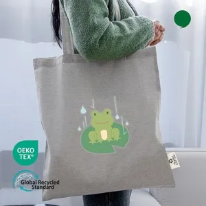 오코텍스리사이클_그레이 컬러라이트에코백(38cm*42cm)