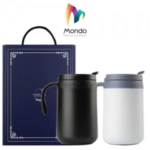 MONDO몬도 스텐머그컵 2개 선물세트 500ml MD-500D