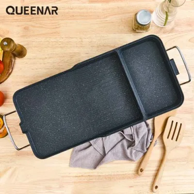 퀸나 3IN1 마블 와이드 전기그릴 QNGR-440 1P