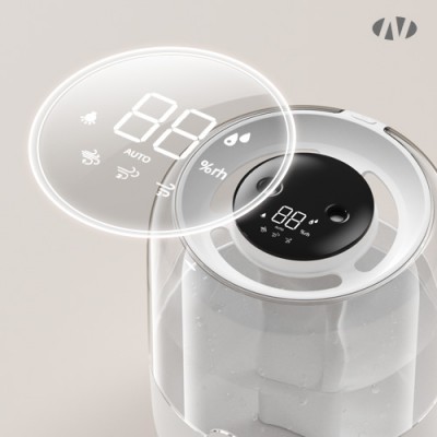 나오 디지털 하이드로 4.0 4리터 대용량 듀얼가습기 NAO-D6800H