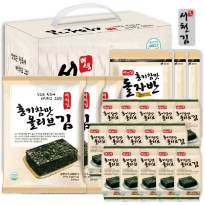 서천 명품 김세트 7호 (도시락15봉.전장3봉.자반3봉)