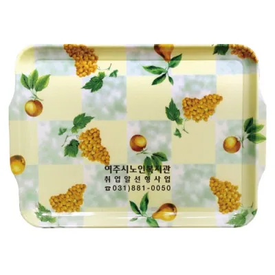 K멜라민쟁반(바둑포도) 3P
