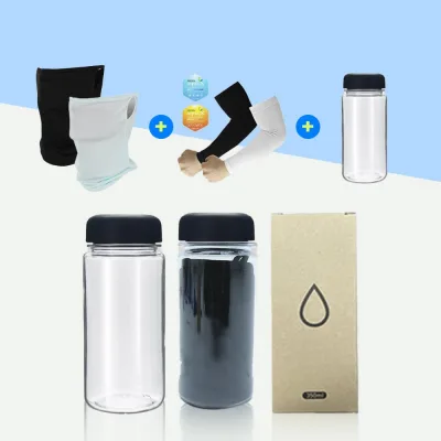 귀걸이 쿨마스크 + 국산 라인 쿨토시 + 보틀 350ml SET