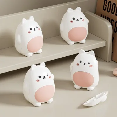 (Blossom) 윙크 곰돌이 사선컷팅 돌돌이 테이프 클리너 1P