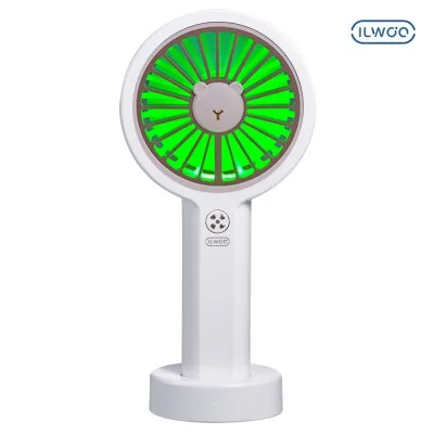 일우 LED 미니 휴대용 선풍기 무소음 IW-Q77