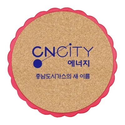 해바라기 콜크냄비받침