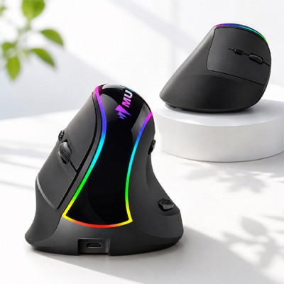 파인큐브 손목편한 무선마우스 블루투스 버티컬 마우스 BM-550