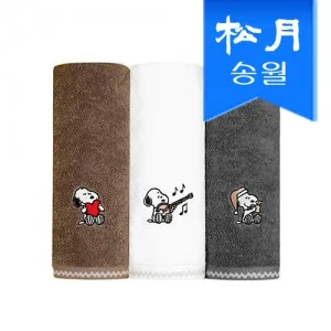 송월타월 스누피 멜로우 심플무지 세면타월