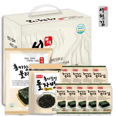 서천 명품 김세트 2호 (도시락9봉.전장1봉.자반1봉)